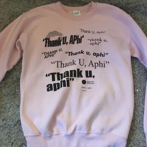 alpha phi thank you next crew neck